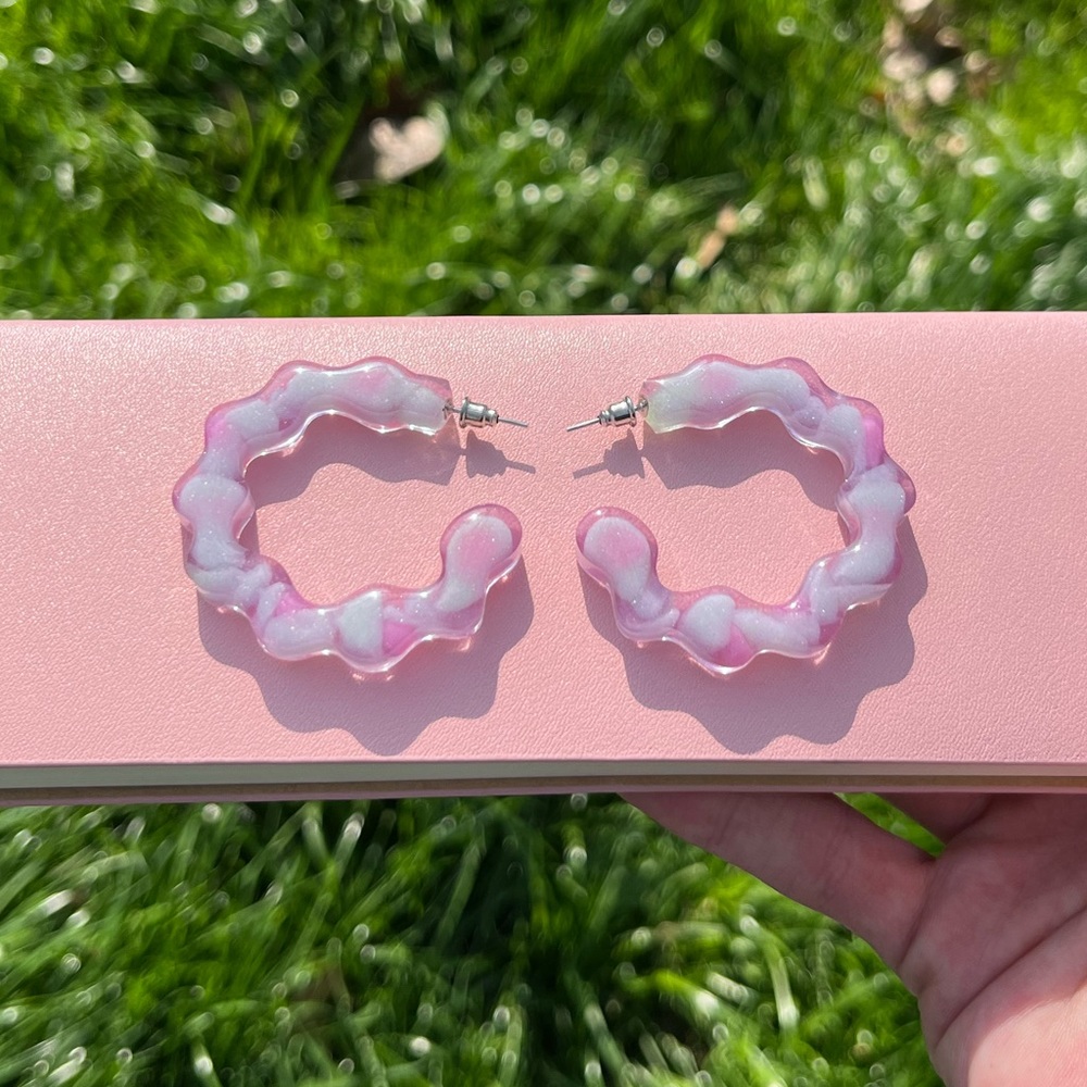 Handmade Y2K Open Hoop Earrings